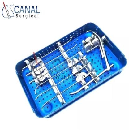 meniscus suture guide instruments kit with tray orthopedic Veterinary instruments